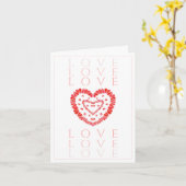 LOVE Notitiekaart (Gele Bloem)