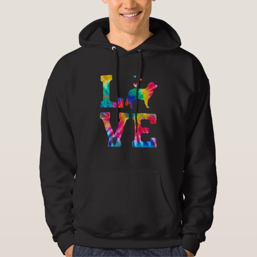 Love Nova Scotia Duck Tolling Retriever Stropdas Hoodie (Voorkant)