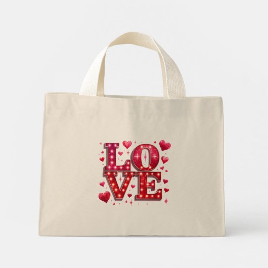 Love Nr. 3 Mini Tote Bag (Achterkant)