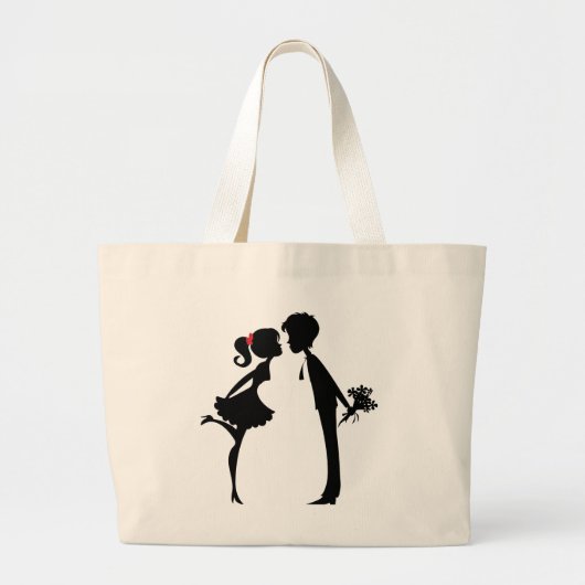 Love Nr. 6 Grote Tote Bag (Voorkant)