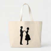 Love Nr. 9 Grote Tote Bag (Voorkant)
