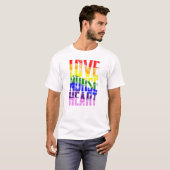 Love Nurse Heart T-shirt (Voorkant volledig)