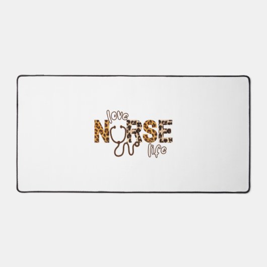 Love Nurse Life Cheetah 3 Bureaumat (Voorkant)