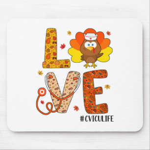 Love Nurse Life Herfst Cvicu Nurse Turkey Thanksgi Muismat