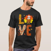 Love Nurse Life Herfst MBU Nurse Turkey Thanksgivi T-shirt (Voorkant)