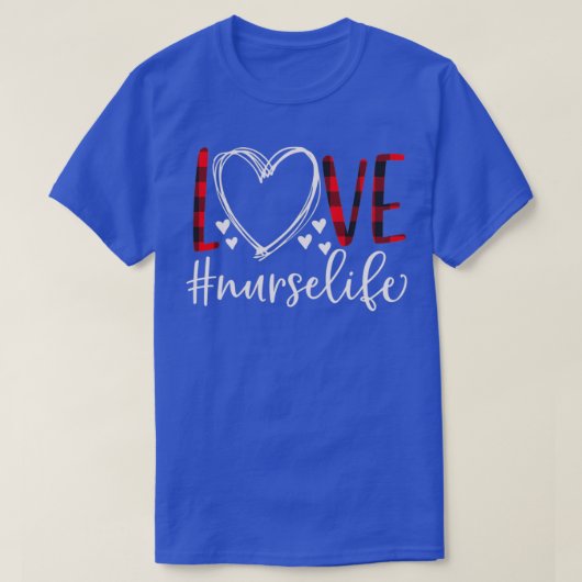 Love Nurse Life T-shirt (Design voorkant)