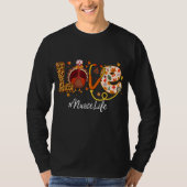Love Nurse Life Turkey Funny Nursing Thanksgiving T-shirt (Voorkant)