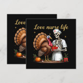 Love Nurse Life viert uw passie voor verpleegkunde Kaart (Voorkant / Achterkant)