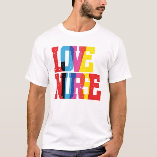 Love Nurse T-shirt (Voorkant)
