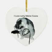 Love nutty Maine Coons Ornament (Voorkant)