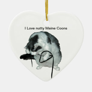 Love nutty Maine Coons Ornament
