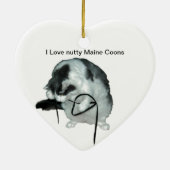 Love nutty Maine Coons Ornament (Achterkant)