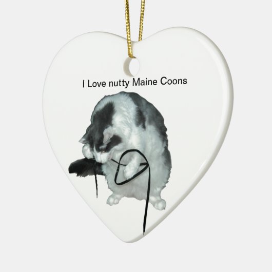 Love nutty Maine Coons Ornament (Links)