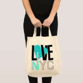 Love NYC Live in NYC Bag Blue Tote Bag (Voorkant (product))