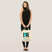 Love NYC Live in NYC Bag Blue Tote Bag (Voorkant (model))