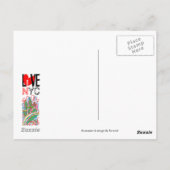 Love NYC & Live in NYC Briefkaart (Achterkant)