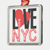 Love NYC Live in NYC Ornament (Links)