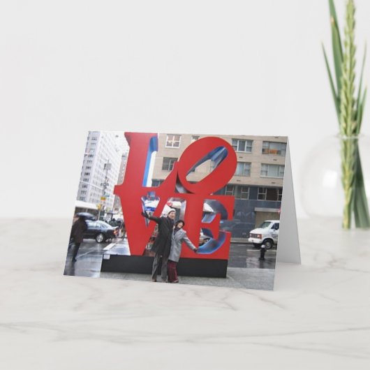 Love NYC pic Feestdagen Kaart (Voorkant)