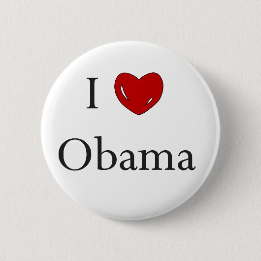 Love Obama Button (Voorkant)