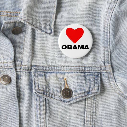 Love Obama Ronde Button 5,7 Cm (In situ)