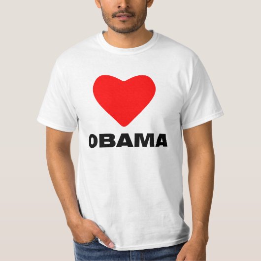 Love Obama T-shirt (Voorkant)