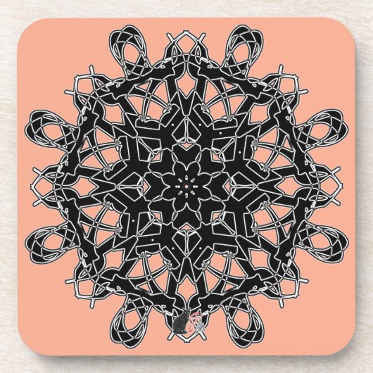 Love Octa Glyph Dusk Onderzetter (Voorkant)