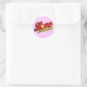 Love of Atlanta Ronde Sticker (Tas)