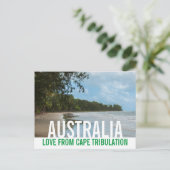 Love of Australia Queensland Cape Tribulation Briefkaart (Staand voorkant)