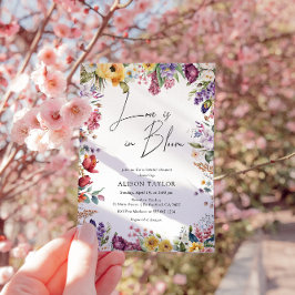 Love of Bloom Spring Floral Vrijgezellenfeest Kaart