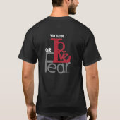 Love of Fear Black T T-shirt (Achterkant)