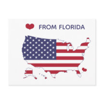 Love of Florida - State Pride - US Flag