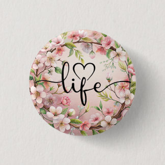 Love of life quote ronde button 3,2 cm