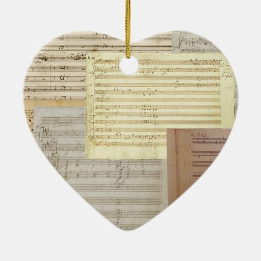 Love of Mozart Ornament Pendant (Achterkant)