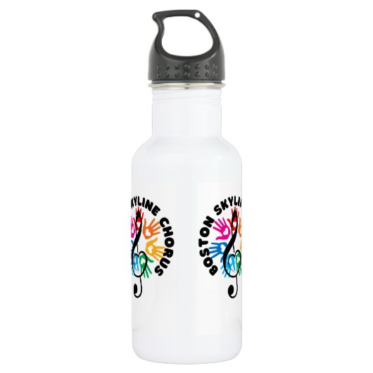 Love of Music Water Bottle Waterfles (Achterkant)