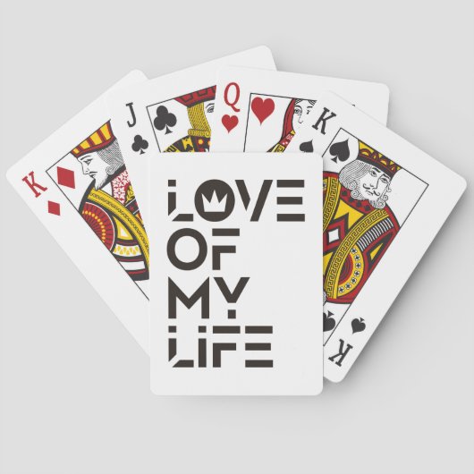 Love of My Life Pokerkaarten (Achterkant)