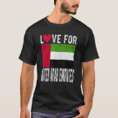 Love of United Arab Emirates T-shirt (Voorkant)