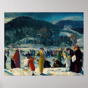Love of Winter beroemd gemaakt door George Bellows Poster