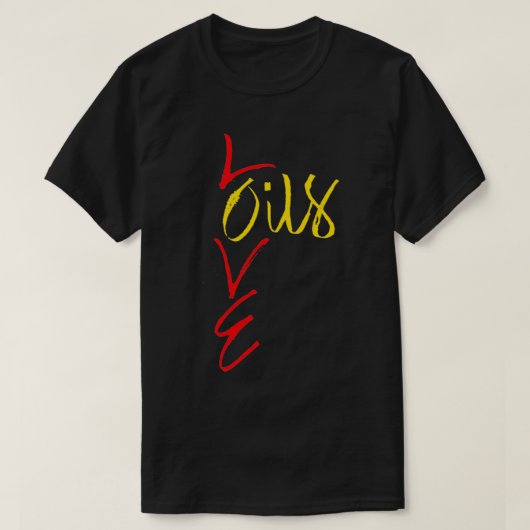 Love Oils Oil Aromatherapie T-shirt (Design voorkant)