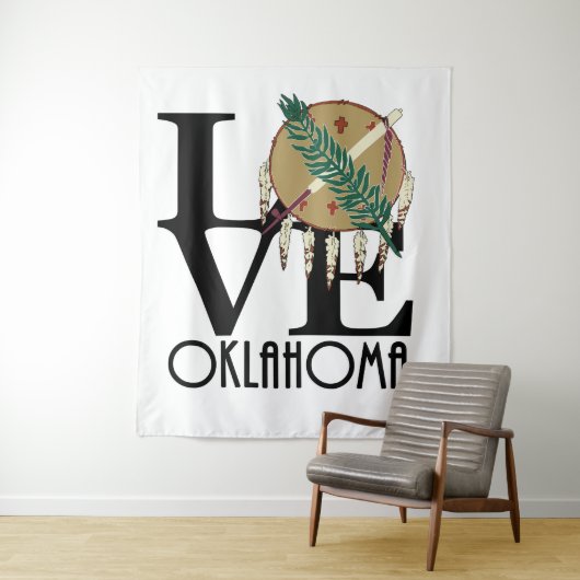 LOVE Oklahoma Wandkleed (In situ)