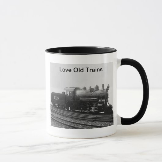 Love Old Trains  Steam Engine Train Mok (Rechts)