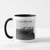 Love Old Trains  Steam Engine Train Mok (Links)
