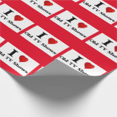 Love Old TV Shows Cadeaupapier (Hoek)