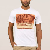  Love oldies muziek T-shirt (Voorkant)