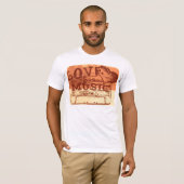  Love oldies muziek T-shirt (Voorkant volledig)