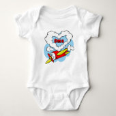 Love Oma Kinder Airplane Romper (Voorkant)