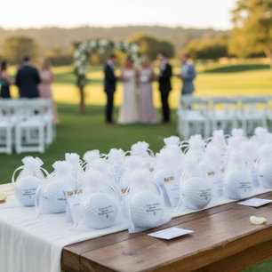 'Love on the Green - Forever Seen' Trouwgeschenkje Golfballen