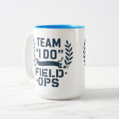 Love On The Itinerary | Halloween Gifts Tweekleurige Koffiemok (Voorkant links)