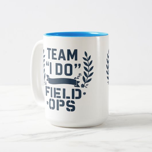 Love On The Itinerary | Halloween Gifts Tweekleurige Koffiemok (Voorkant links)