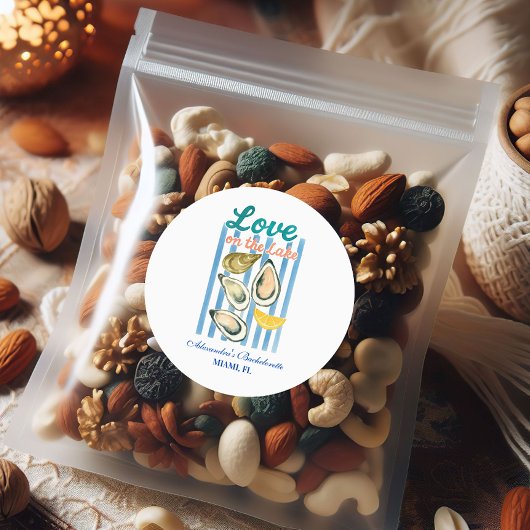 Love on the Lake Bachelorette Getaway Ronde Sticker