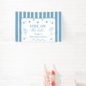 Love On The Lake Bachelorette Weekend Feest Spandoek (Insitu)